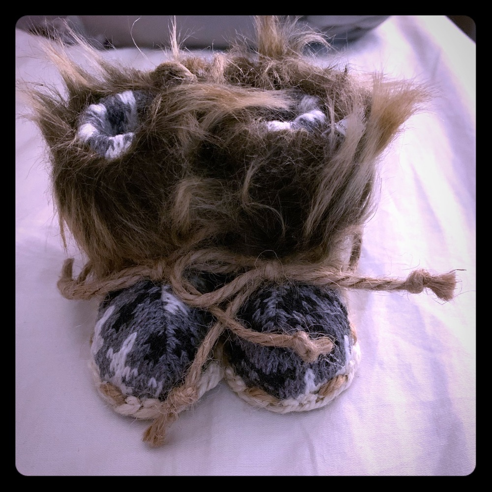 Holiday ornament arctic ice boots